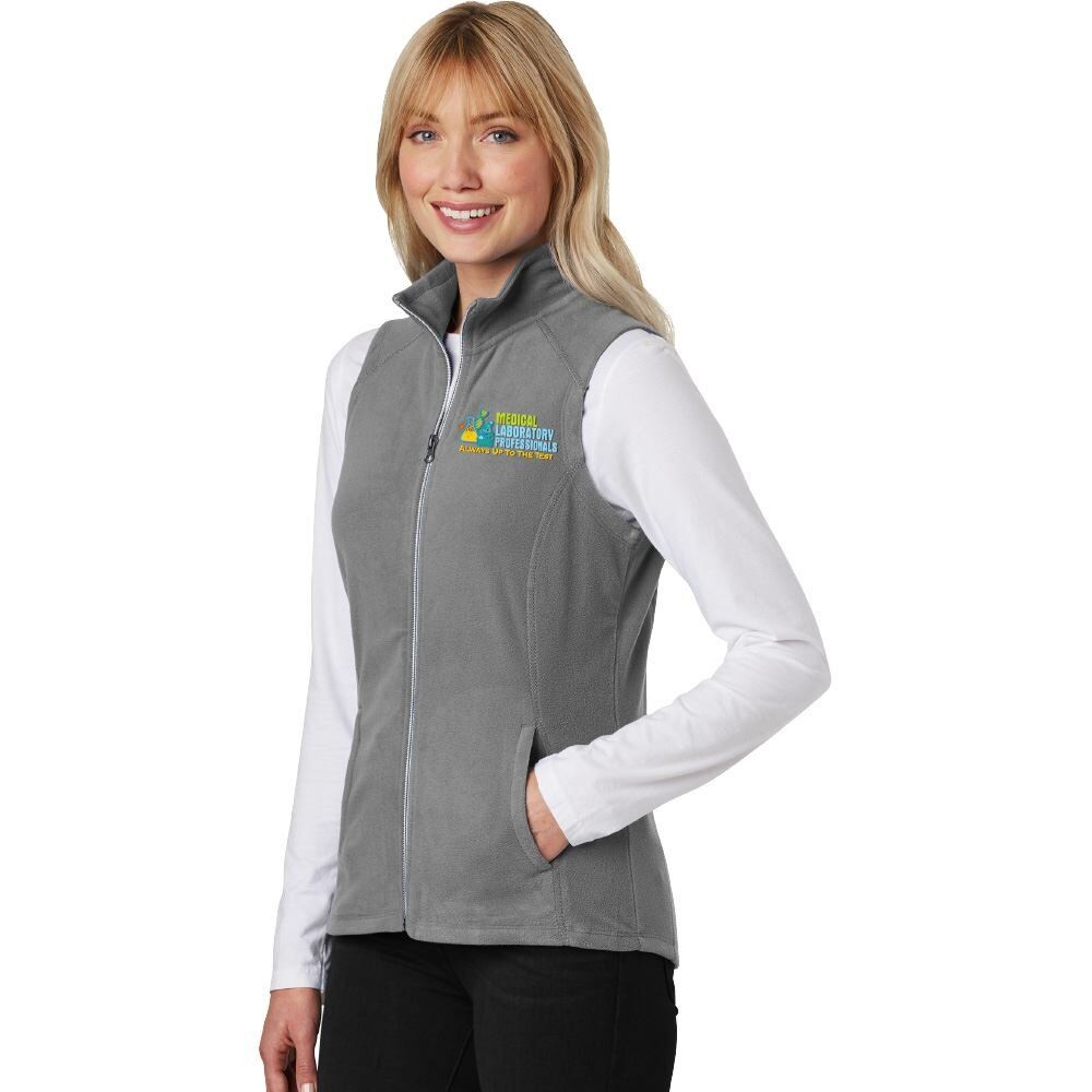 Positive Promotions 6 Healthcare Team Pride Port Authority® Women's Full-Zip Microfleece Vests - Embroidered Personalization Available