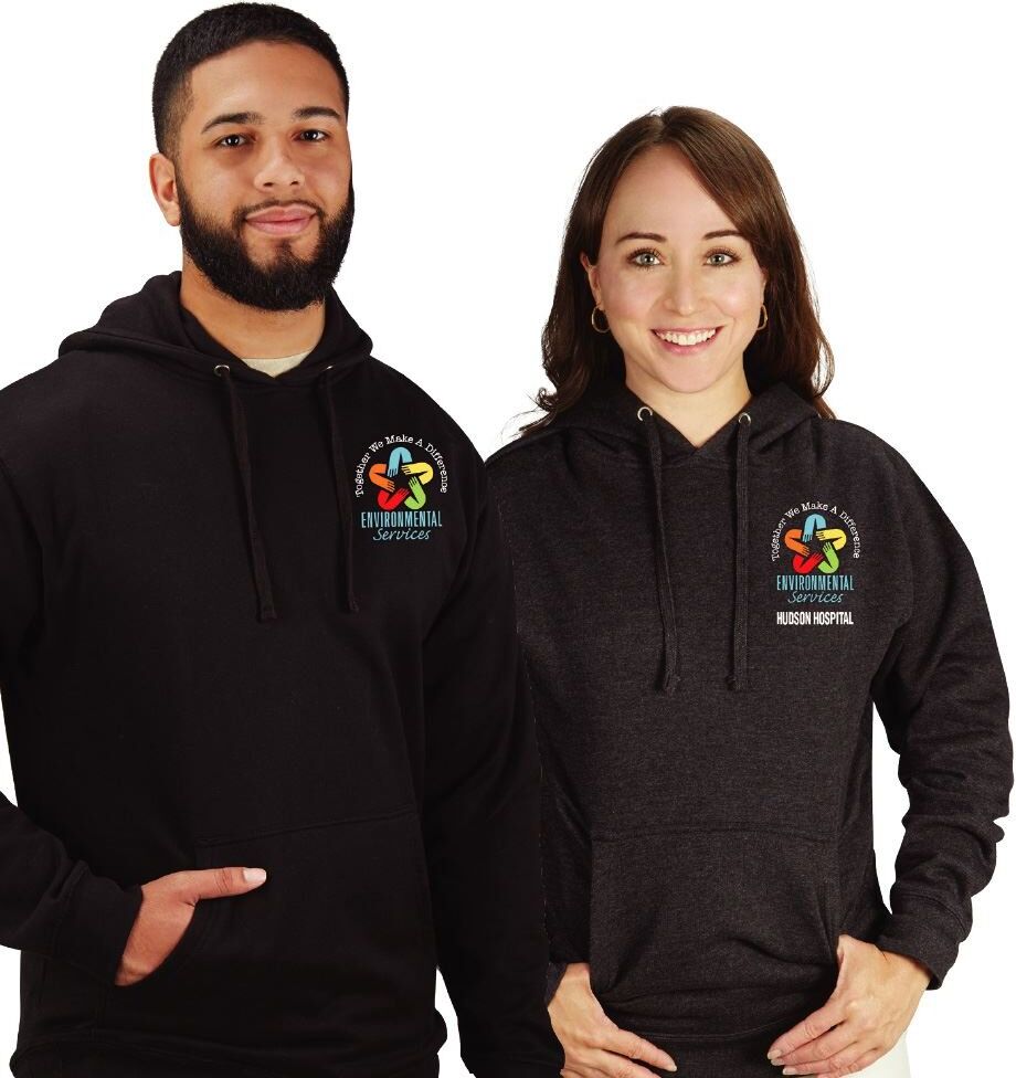 Positive Promotions 12 Healthcare Team Pride Independent Trading Co.® Unisex Midweight Hoodie Pullover Shirts - Embroidered Personalization Available