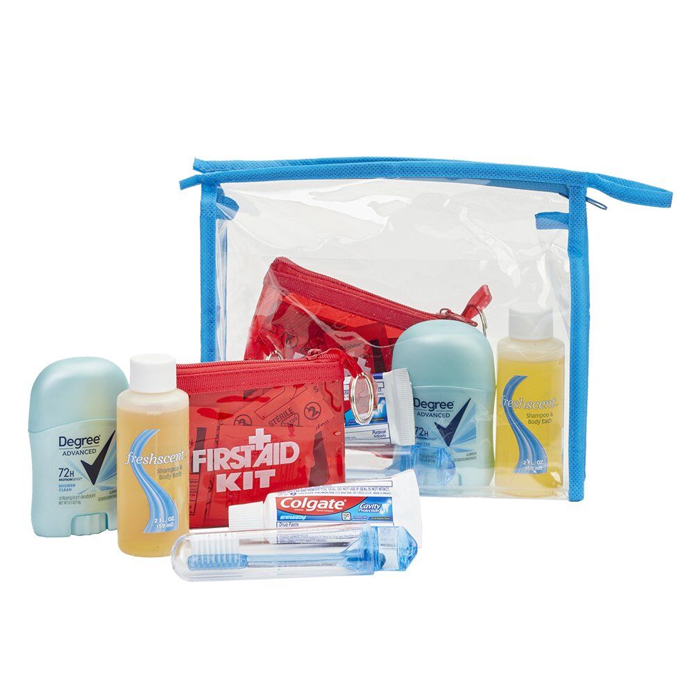 Positive Promotions 25 6-Piece Basic Personal Care Kits