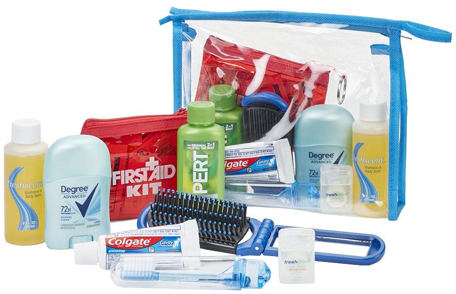 Positive Promotions 25 9-Piece Basic Personal Care Kits