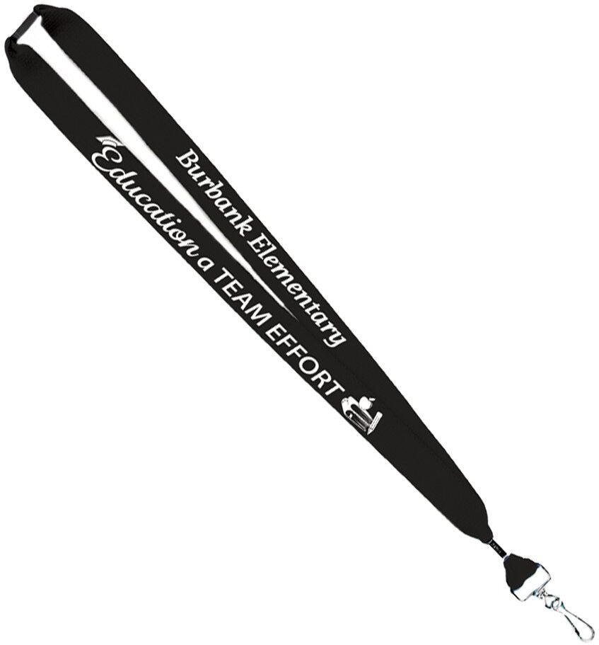 Positive Promotions 100 Education: A Team Effort Lanyards - One-Color Personalization Available