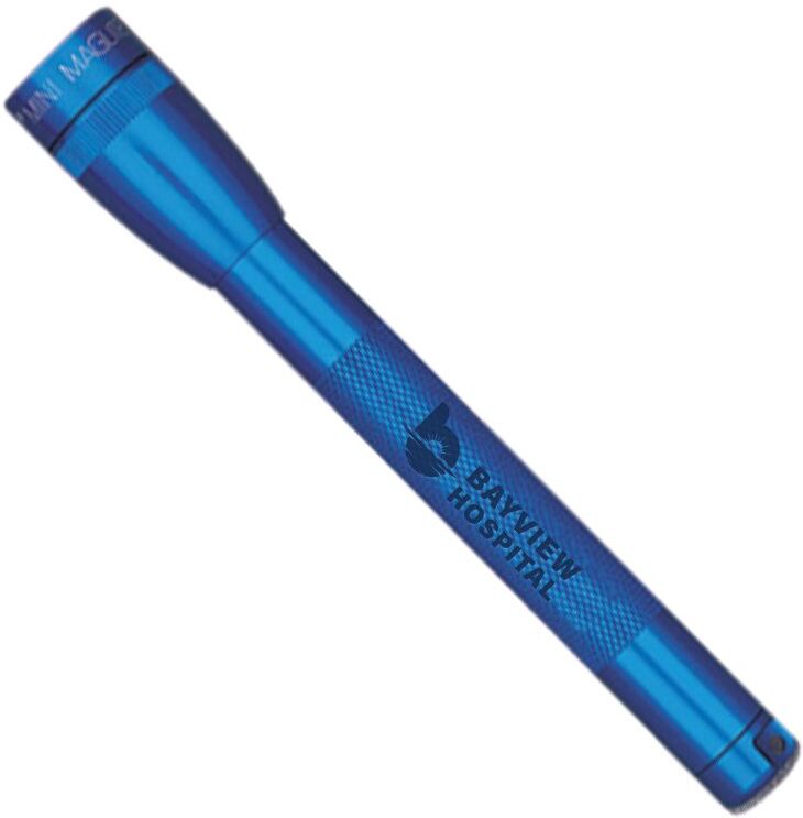 Positive Promotions 24 Mini Maglite® Safety Lights - Laser-Engraved Personalization Available