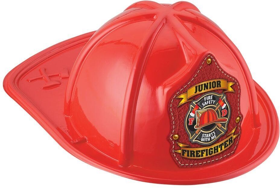 Positive Promotions 25 Red Fire Safety Starts With Me Firefighter Hats