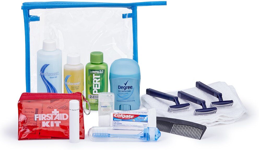 Positive Promotions 25 Male 15-Piece Personal Care Kits