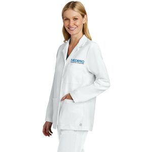 Positive Promotions 3 WonderWink® Women's 4- Pocket Consultation Lab Coats - Embroidered Full Color Personalization Available