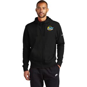 Positive Promotions 3 Nike® Unisex Club Fleece Sleeve Swoosh Full-Zip Hoodies - Embroidered Personalization Available
