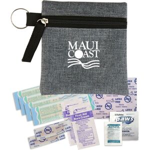 Positive Promotions 150 Heathered First Aid Kits - Personalization Available