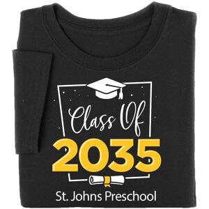 Positive Promotions 18 Class Of 2035 Gildan® Adult Unisex Heavy Cotton Shirts Best-Selling Colors - Silkscreened Personalization Available