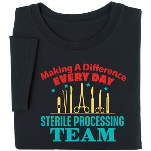 Positive Promotions 18 Sterile Processing Team: Making a Difference Every Day Unisex Sleeves T-Shirt