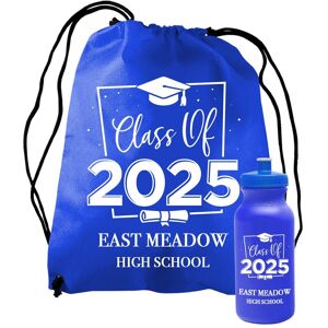 Positive Promotions 50 High School Graduate Backpack/Water Bottle Combo - Personalization Available