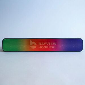 Positive Promotions 5 Color Wave Light-Up Sound Bar Speaker 10W - One-Color Personalization Available