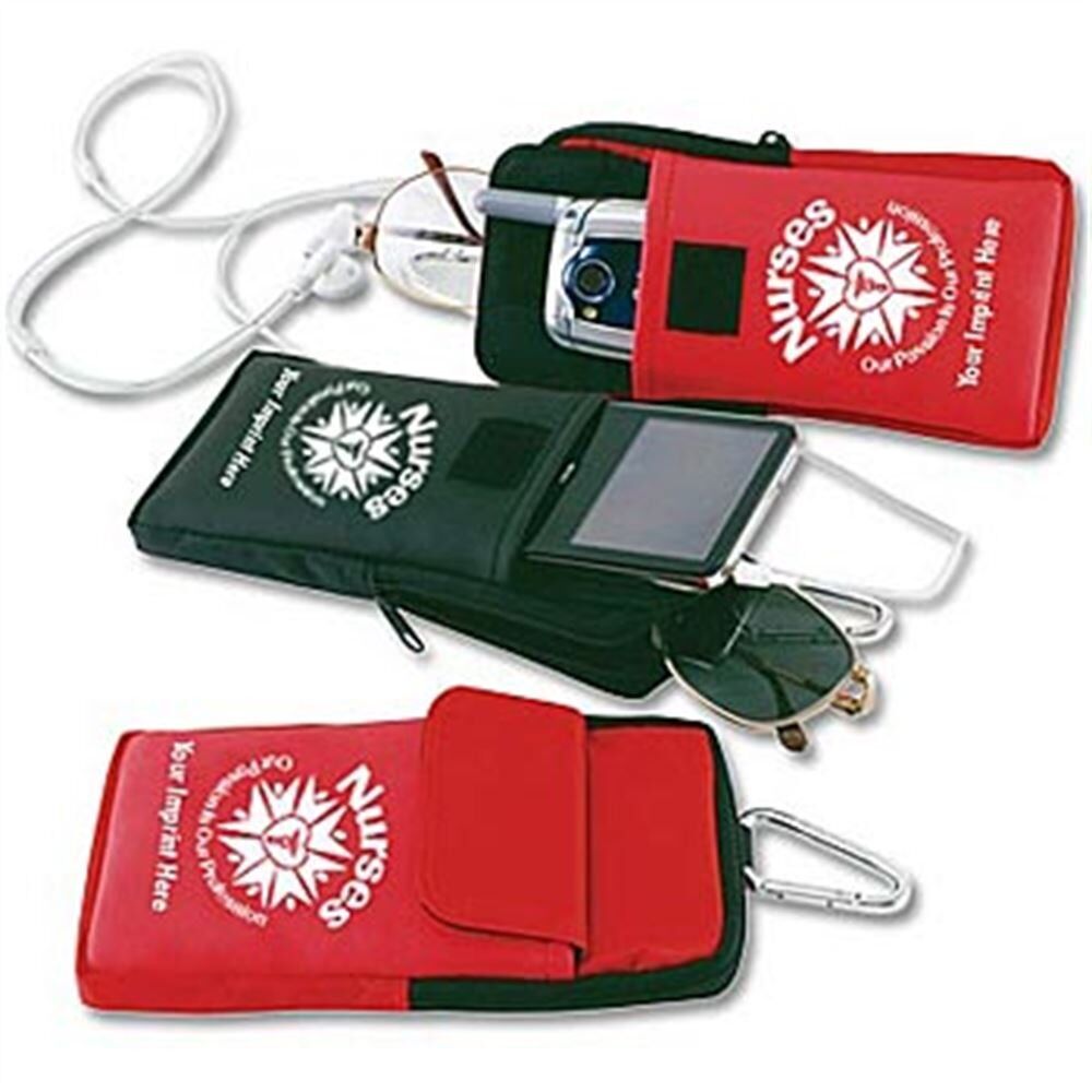 Positive Promotions 100 Cell Phone Pouches - Personalization Available