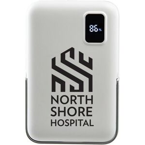 Positive Promotions 10 3-in-1 Digital Display 10,000-mAh Power Banks With Magnetic Wireless Charger, Watch Charger, & Phone Stand - One-Color Personalization Available