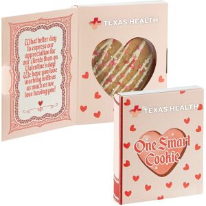 Positive Promotions 50 Cupid's Story Book Boxes With Valentine's Day Sugar Cookie - Full-Color Personalization Available