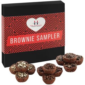 Positive Promotions 12 Valentine's Day Brownie Bites Sampler Gift Boxes - Box of 12 - Full-Color Personalization Available
