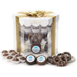 Positive Promotions Biens Handcrafted Assorted Chocolate Truffles, Chocolate Covered Oreos, & Chocolate Covered Pretzels
