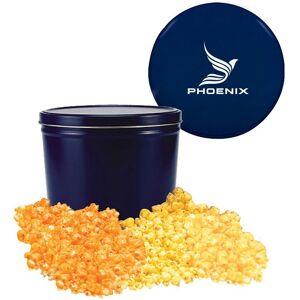 Positive Promotions 12 2-Gallon Tin of Butter Popcorn & Cheese Popcorn Bags - One-Color Personalization Available