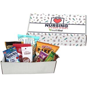 Positive Promotions 24 Nurse Appreciation Healthy Snack Packs - Small - Personalization Available