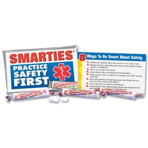 Positive Promotions Smarties® Practice Safety First Treat Pack - Pack of 100