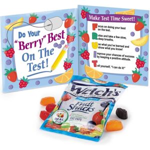 Positive Promotions Do Your "Berry" Best On The Test Fruit Snack Treat Pack - Pack of 25