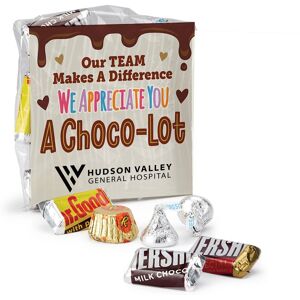 Positive Promotions 100 Our Team Makes a Difference. We Appreciate You a Choco-lot! Treat Packs - One-Color Personalization Available