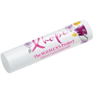 Positive Promotions 150 Hope/Floral Lip Balms - Full-Color Personalization Available