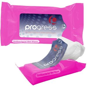 Positive Promotions 250 Resealable Antibacterial Wet Wipes Pouches - Personalization Available