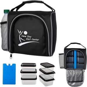 Positive Promotions 12 Prep & Chill Lunch Coolers With Container Set