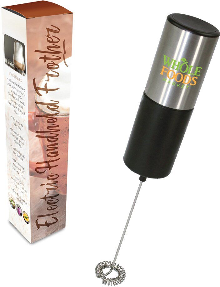 Positive Promotions 96 Handheld Electric Frother/Mixer - Full-Color Personalization Available