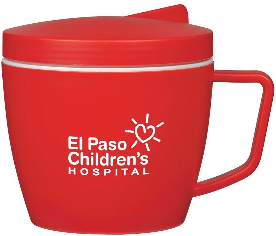 Positive Promotions 36 Food Container Mugs With Utensils - Personalization Available