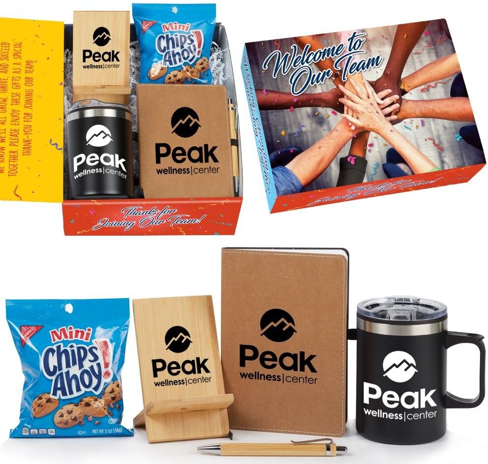 Positive Promotions 25 Welcome To Our Team 4-Piece Employee Onboarding Kits - Personalization Available