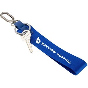 Positive Promotions 75 Water-Repellent Fabric Carabiner Keychains - One-Color Personalization Available