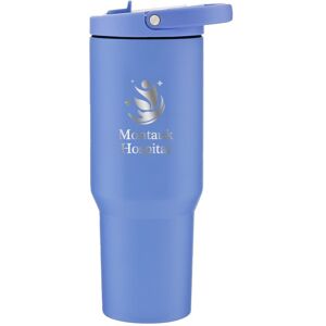 Positive Promotions 24 HydroJug? Traveler Sport Copper Insulated Stainless Tumbler 40 oz. With Flip Spout & Top Handle - Laser-Engraved Personalization Available