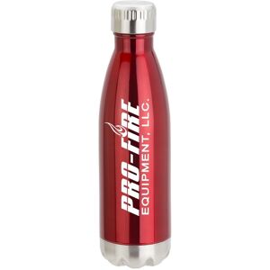 Positive Promotions 13 Curve Vacuum Insulated Stainless Steel Bottles - 17 oz - Personalization Available