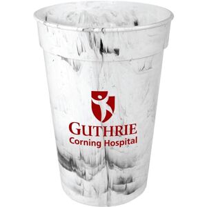 Positive Promotions 250 Marble Stadium Cups 17-Oz. - Personalization Available