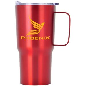 Positive Promotions 25 Contoured Stainless Steel Travel Coffee Mugs - 20 Oz. Personalization Available