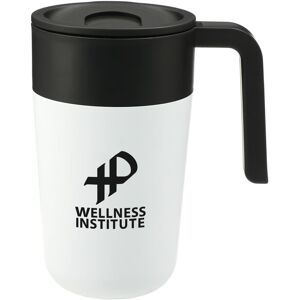 Positive Promotions 75 Stainless Steel Mugs With Recycled Plastic Liner - 16 Oz. - Personalization Available