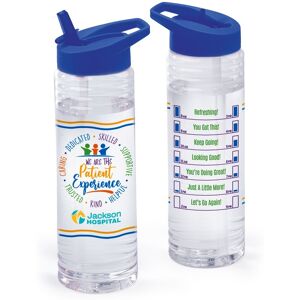 Positive Promotions 100 We Are the Patient Experience (Circle) Solara Water Bottles 24-Oz. - Personalization Available