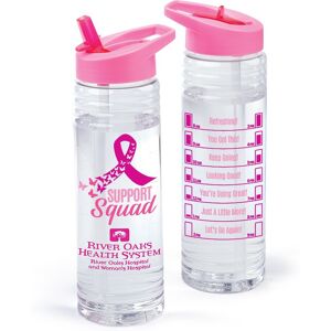 Positive Promotions 100 Support Squad Solara Water Bottle 24 oz. - Personalization Available