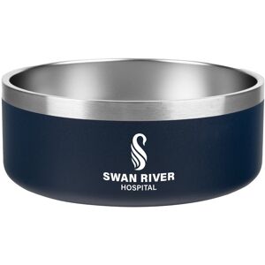 Positive Promotions 20 Big Dog Stainless-Steel Pet Bowl 40 oz. - One-Color Personalization Available