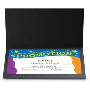 Positive Promotions Gold Foil-Stamped Certificate Folder - Pack of 25