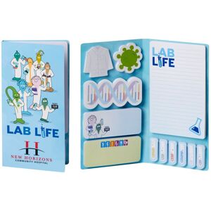 Positive Promotions 65 Lab Life Sticky Note Gift Sets - Personalization Available