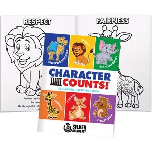 Positive Promotions 100 CHARACTER COUNTS!® Educational Activities Books - One-Color Personalization Available