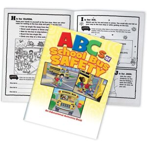 Positive Promotions ABCs Of School Bus Safety Educational Activities Book - Pack of 50