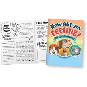 Positive Promotions How Are You Feeling? All About Emotions Educational Activities Book - Pack of 50