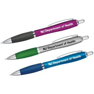 Positive Promotions 250 Satin Grip Pens - Personalization Available
