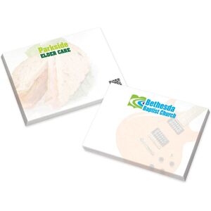 Positive Promotions 250 Souvenir® Rectangle Sticky Note? Pads - Full-Color Personalization Available