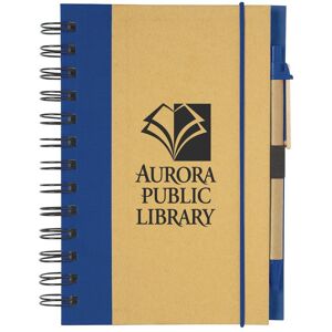 Positive Promotions 100 Earth Friendly Eco Jotter & Pens With Recycled Notebook - Personalization Available