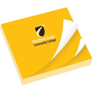 Positive Promotions 250 Souvenir® Square Sticky Notes - Full-Color Personalization Available