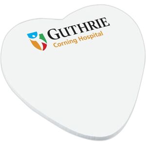 Positive Promotions 500 BIC® Heart Adhesive Pads - Full-Color Personalization Available